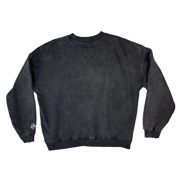 Fan Girl Minnesota Vikings Crewneck Black Heathered Sweatshirt Womens Size XL - Picture 3 of 8